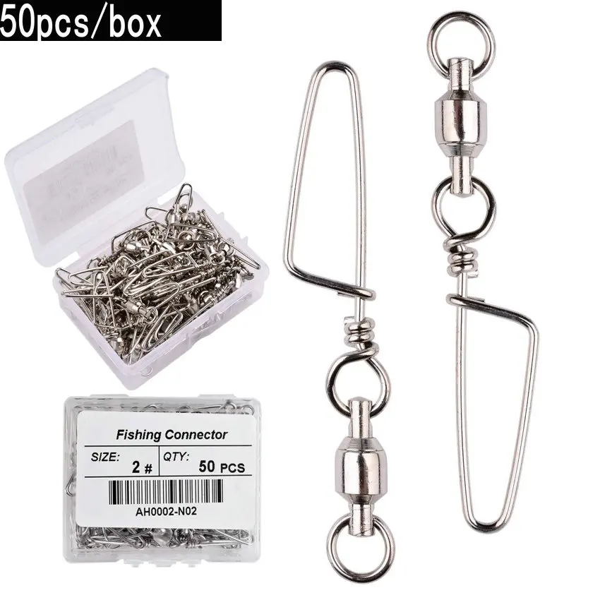 Fishing Equipment Hook - 50 adet Balıkçılık Bilyalı Rulman Döner