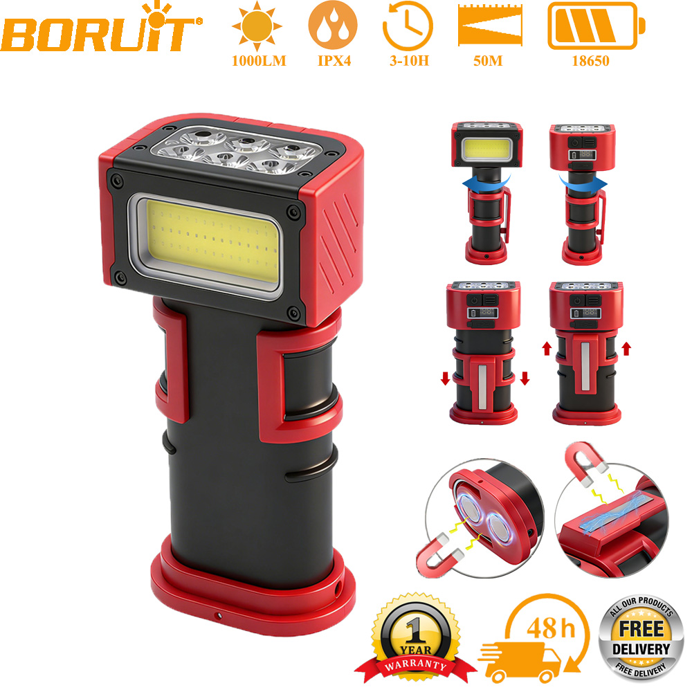 BORUiT COB LED Çalışma Işığı 1 - Fishing Equipment Carp incelemesi ve fiyatı