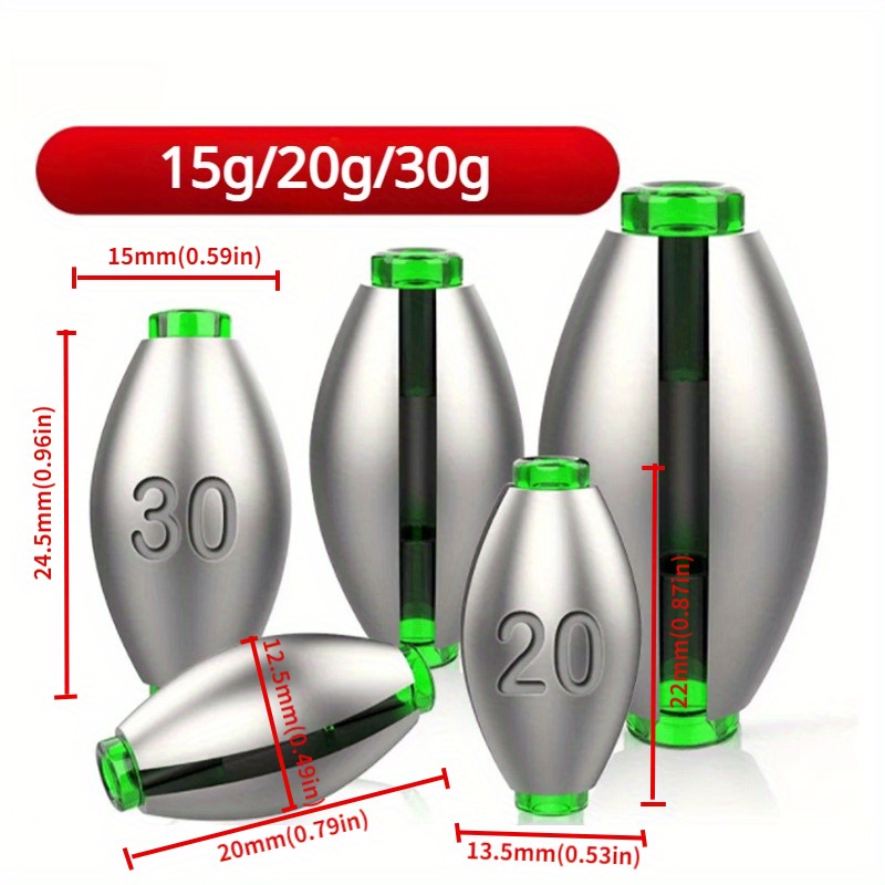 15/20/30G Zeytin Şekli Kurşun  - Fishing Equipment Set incelemesi ve fiyatı