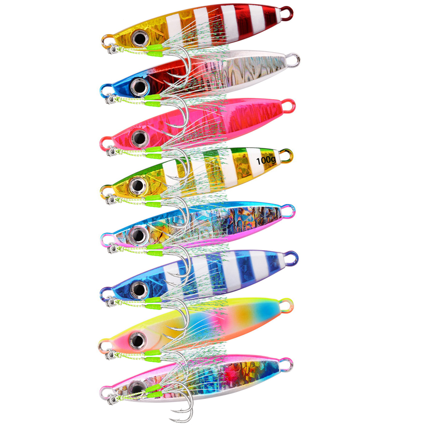 1 adet 40g 60g 80g 100g Metal  - Fishing Equipment Set incelemesi ve fiyatı